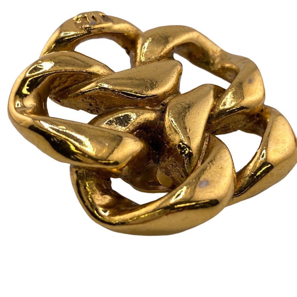CHANEL 23 Coco Mark Earrings Gold Ladies - Picture 6 of 12